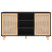 Szafka Czarny 105 x 30 x 60 cm Lite drewno sosnowe vidaXL, 10063659