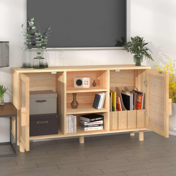 Szafka Brąz 105 x 30 x 60 cm Lite drewno sosnowe vidaXL, 10063675