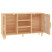 Szafka Brąz 105 x 30 x 60 cm Lite drewno sosnowe vidaXL, 10063677