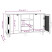 Szafka Brąz 105 x 30 x 60 cm Lite drewno sosnowe vidaXL, 10063680