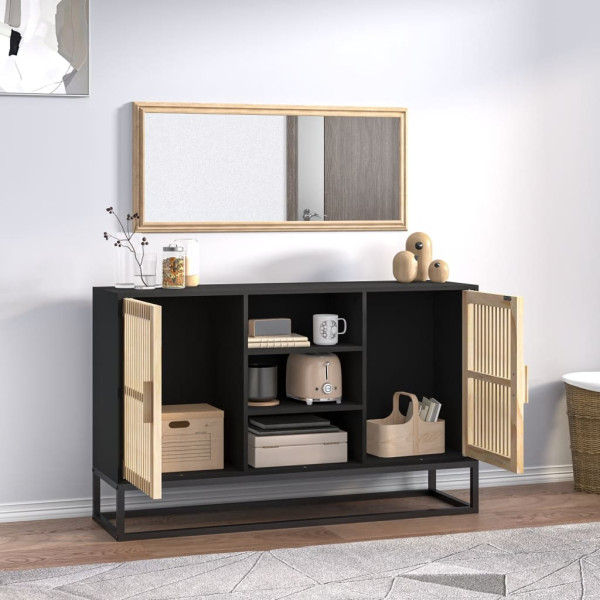 Szafka Czarny 105 x 30 x 65 cm Materiał drewnopochodny vidaXL, 10063698