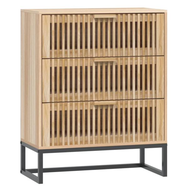 Komoda Brąz 60 x 30 x 75 cm Materiał drewnopochodny vidaXL, 10064188