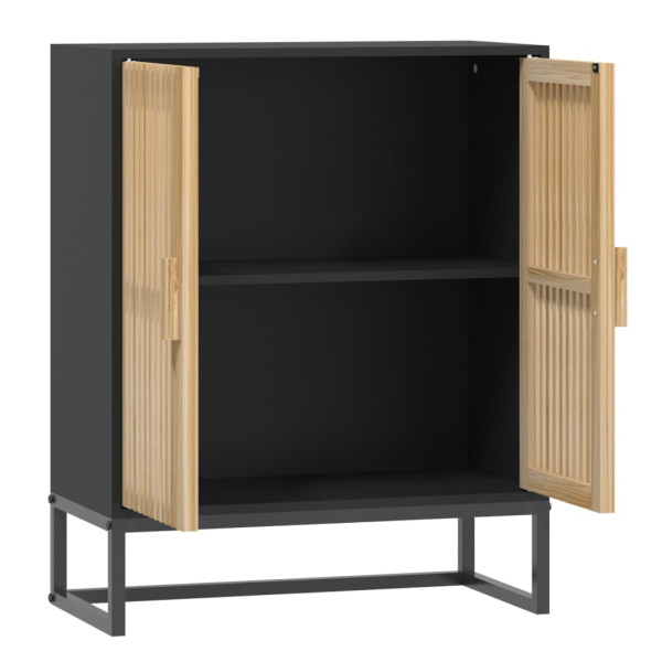 Szafka Czarny 60 x 30 x 75 cm Materiał drewnopochodny vidaXL, 10064267