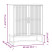 Szafka Czarny 60 x 30 x 75 cm Materiał drewnopochodny vidaXL, 10064269