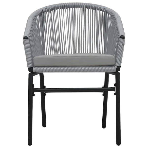 Zestaw mebli ogrodowych Szary 40 x 40 x 48 cm Polietylen vidaXL, 10064649
