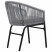 Zestaw mebli ogrodowych Szary 40 x 40 x 48 cm Polietylen vidaXL, 10064651