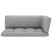 Sofa ogrodowa Czarny 110 x 65 x 55 cm Lite drewno sosnowe vidaXL, 10068447