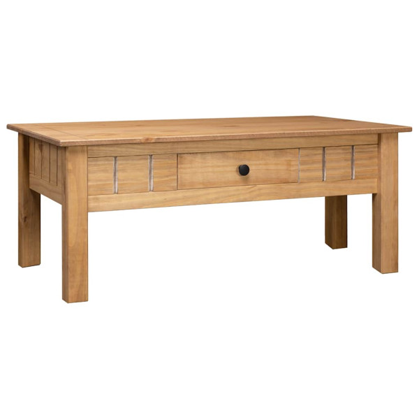 Stolik kawowy Brąz 100 x 60 x 43.5 cm Lite drewno sosnowe vidaXL, 10071534