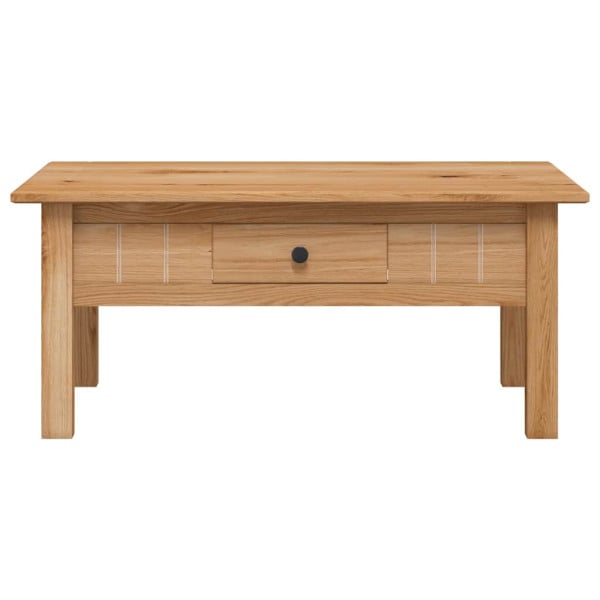 Stolik kawowy Brąz 100 x 60 x 43.5 cm Lite drewno sosnowe vidaXL, 10071537