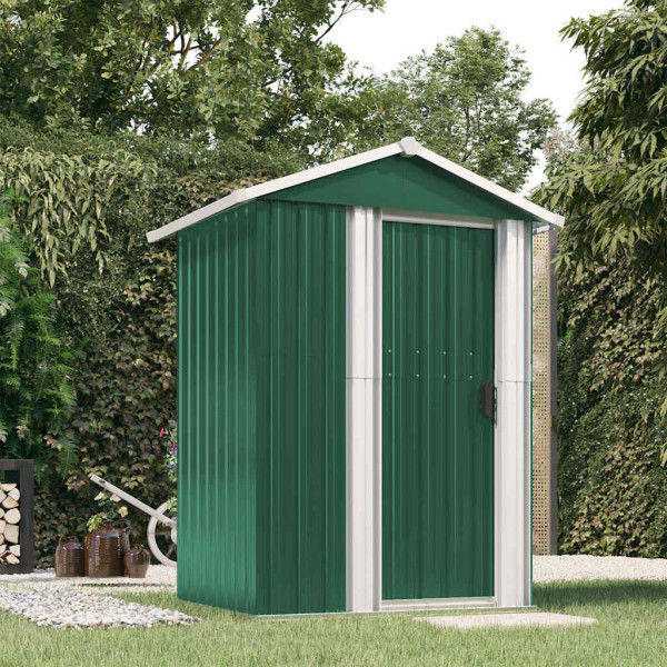 Szopa Zielony 126 x 97.5 x 177 cm Stal ocynkowana vidaXL, 10073136