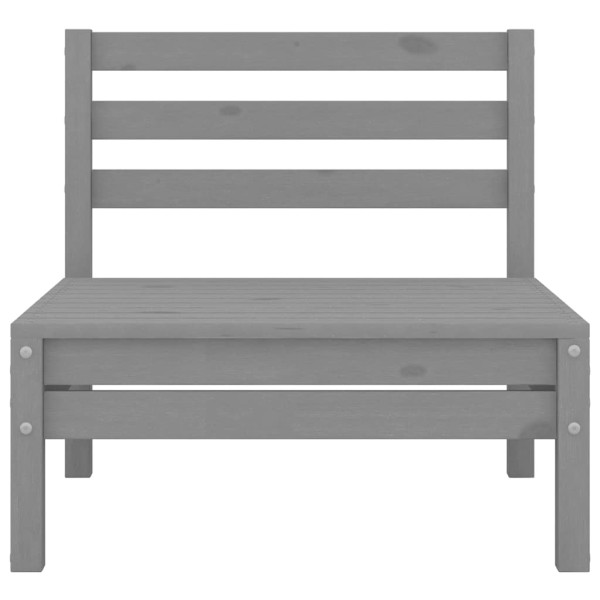 Sofa ogrodowa Szary 63.5 x 63.5 x 63.5 cm Lite drewno sosnowe vidaXL, 10073795
