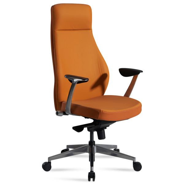 FineBuy ergonomiczne krzesło obrotowe karmelowe, 1008321