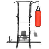 Maszyna treningowa Srebrny 182 x 125 x 218 cm Stal vidaXL