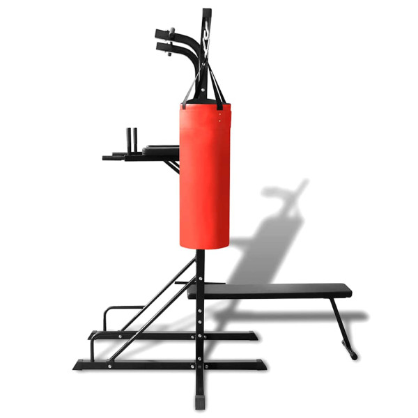 Maszyna treningowa Srebrny 182 x 125 x 218 cm Stal vidaXL, 10089390