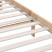 Rama łóżka Brąz 206.5 x 205.5 x 70 cm Lite drewno sosnowe vidaXL, 10090642
