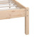 Rama łóżka Brąz 206.5 x 205.5 x 70 cm Lite drewno sosnowe vidaXL, 10090643