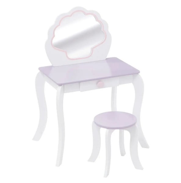 Toaletka dla dziewczynki ze stołkiem Conchiglia, 1009149