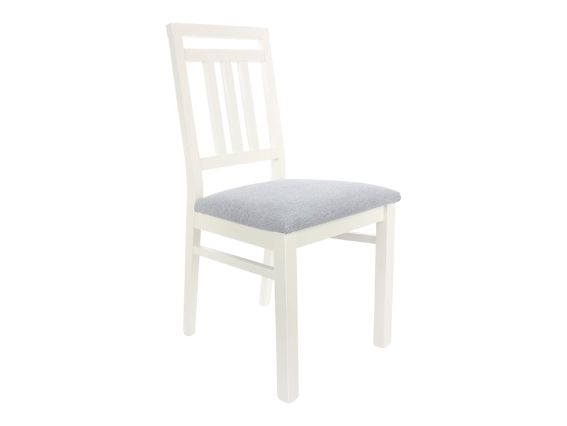 krzesło tapicerowane Loksa szare, 1010856