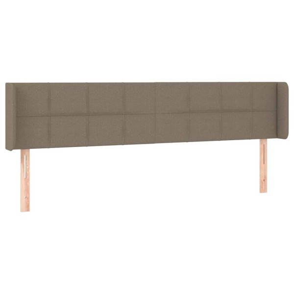 Wezgłowie Taupe 183 x 16 x 88 cm Tkanina vidaXL, 10112134