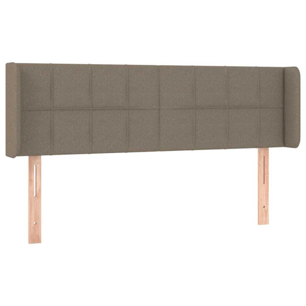 Wezgłowie Taupe 147 x 16 x 88 cm Tkanina vidaXL, 10113109