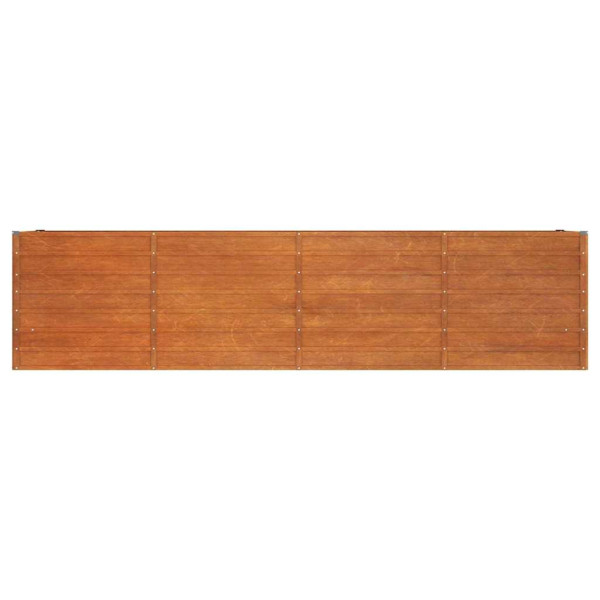 Donica ze stali ocynkowanej Brąz 40 x 77 x 320 cm Stal vidaXL, 10124108