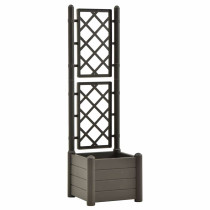 Donica ogrodowa Antracyt 43 x 43 x 142 cm Polipropylen vidaXL