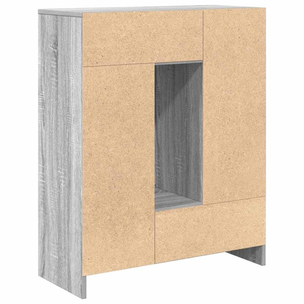 Kredens Szary 73 x 31 x 90 cm Materiał drewnopochodny vidaXL, 10128820