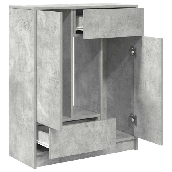 Kredens Szary 73 x 31 x 90 cm Materiał drewnopochodny vidaXL, 10129035
