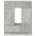 Kredens Szary 73 x 31 x 90 cm Materiał drewnopochodny vidaXL, 10129036
