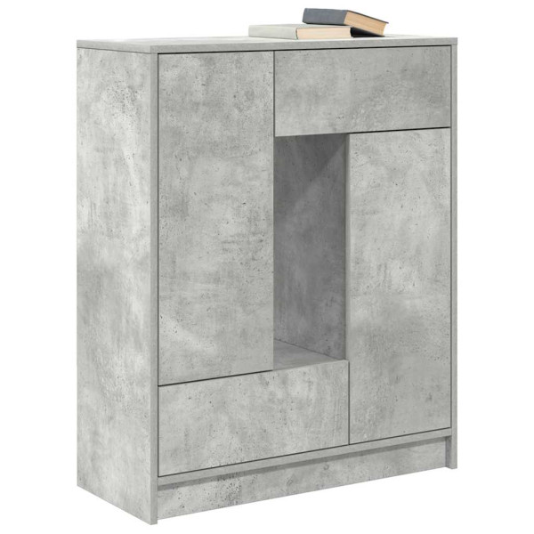 Kredens Szary 73 x 31 x 90 cm Materiał drewnopochodny vidaXL, 10129042