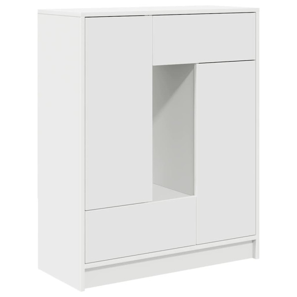 Kredens Biały 73 x 31 x 90 cm Materiał drewnopochodny vidaXL, 10129332