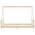 łóżko dla dzieci Brąz 195.5 x 95.5 x 133 cm Lite drewno sosnowe vidaXL, 10130929