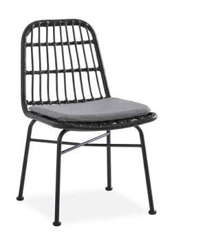 Krzesło Surbo czarne, 1013875