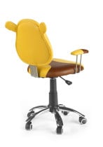 Fotel biurowy dla dziecka Puchatek żółty
