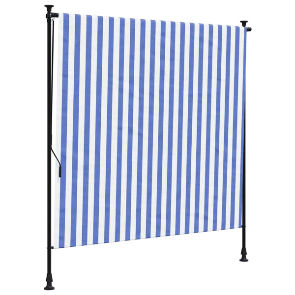 Roleta Niebieski 200 x 270 cm Tkanina vidaXL, 10146590