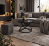 STOLIK KAWOWY DO SALONU OKRĄGŁY NOWOCZESNY DESIGN GALAXY MAX fi60 cm CZARNY, 10146696