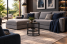 STOLIK KAWOWY DO SALONU SYPIALNI POKOJU FI50 CM CZARNY WYSOKI 60CM LOFT, 10153698