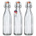 Produkt: KADAX Butelka z korkiem mechanicznym 1000 ml, 3 szt.