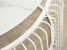Okrągły stolik kawowy biały marmur na białej drucianej podstawie NAVIO-XL, 10179624