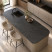Blat wyspowy HPL 160x90cm 1 narożnik zaokrąglony prawy R260 Black 0190SL, 10190804