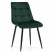 Inny kolor wybarwienia: Krzesło tapicerowane welurowe CHIC velvet aksamit zielony