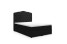 Inny kolor wybarwienia: Ropez Mallorca 140x200 łóżko z topperem i pojemnikami czarny