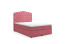 Inny kolor wybarwienia: Ropez Mallorca 140x200 łóżko z topperem i pojemnikami różowy
