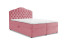 Inny kolor wybarwienia: Ropez Mallorca 160x200 łóżko z topperem i pojemnikami różowy