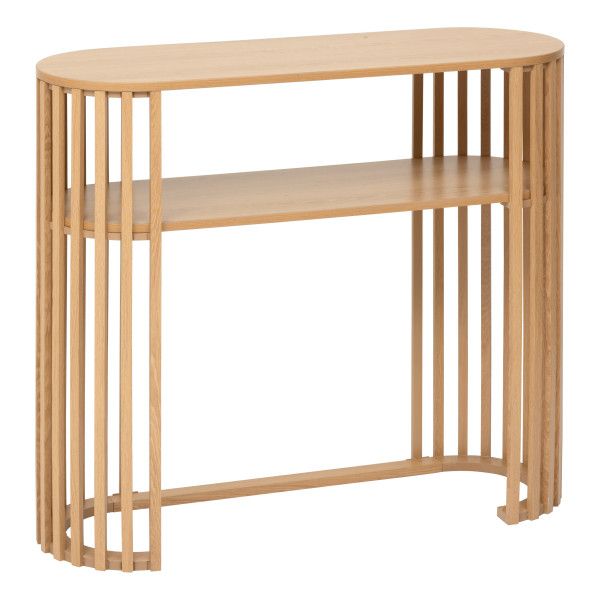 Konsola z półką, lamele, SLAT, 100 cm, 10222793