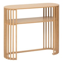 Konsola z półką, lamele, SLAT, 100 cm