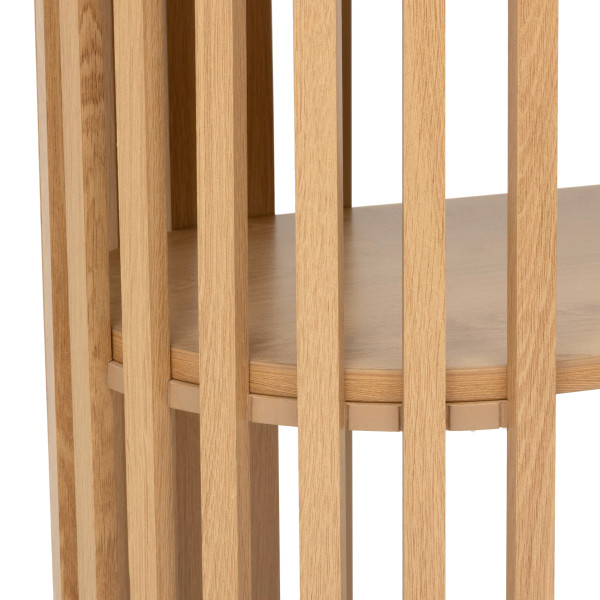 Konsola z półką, lamele, SLAT, 100 cm, 10222796