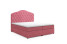Inny kolor wybarwienia: Ropez Mallorca 180x200 łóżko z topperem i pojemnikami różowy