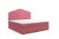 Inny kolor wybarwienia: Ropez Mallorca 200x200 łóżko z topperem i pojemnikami różowy