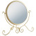 Inny kolor wybarwienia: Lusterko lustro kosmetyczne do makijażu złote 28x26 cm